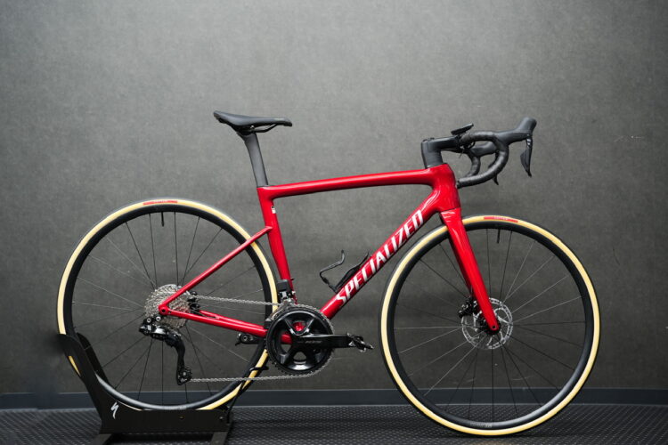 TARMAC SL8 COMP SHIMANO 105 DI2にコットンタイヤを装着して納車しました！