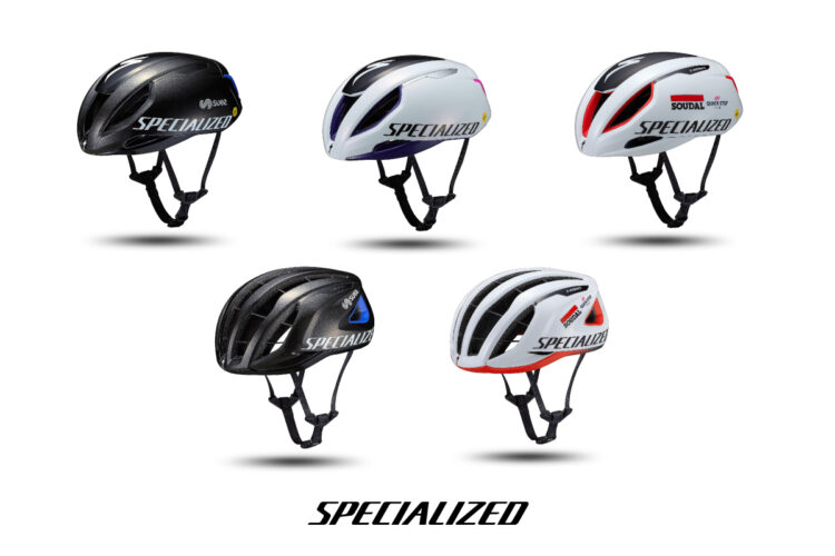 S-Works Evade 3 と S-Works Prevail 3 にSoudal Quick-Step、FDJ – SUEZ、Team SD Worx のチームカラーが登場！