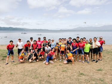 8月16日(日)舘浜湖水浴場にてOWS練習会を開催しました！