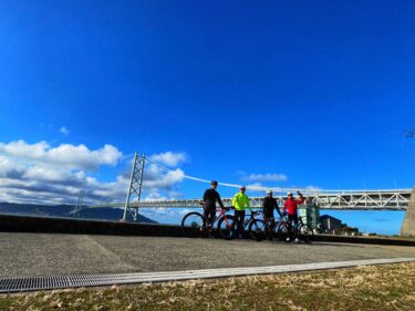 【12月25日イベントレポート】2022年の走り納め-明石海峡大橋のモーニングライド