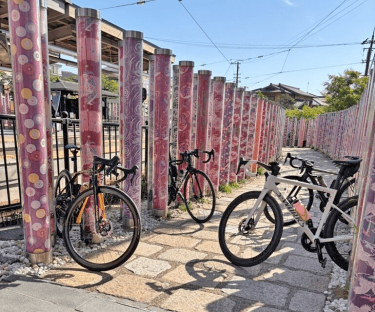 本日はお客様と嵐山から亀岡まで観光ライド？を開催しました！