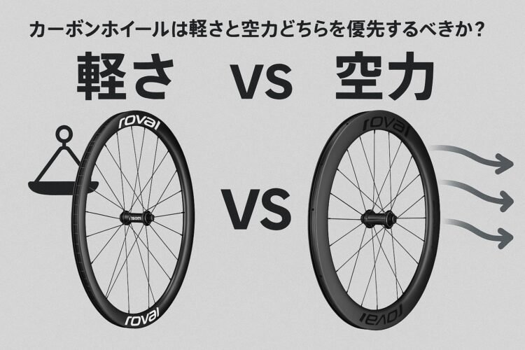 【どっちが正義？】カーボンホイールは「軽さ」か「空力」かどちらを優先すべきか？