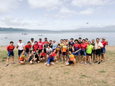 8月16日(日)舘浜湖水浴場にてOWS練習会を開催しました！